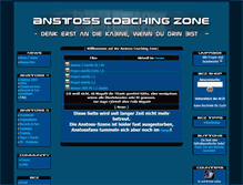 Tablet Screenshot of anstoss-zone.de